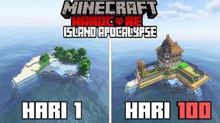 100 Hari di Minecraft Hardcore Island Apocalypse