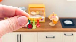 Miniature kitchen set installation ASMR Re-ment collection