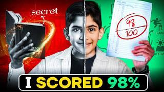 My Journey to 98% Marks with One Day Left - Study Hacks ️‍