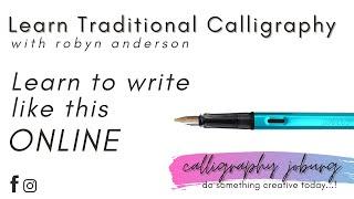 Learn Traditional Calligraphy - Learn ONLINE