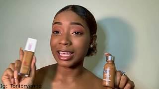 Maybelline Super Stay Full Coverage Liquid Foundation Makeup vs L'oreal True Match Foundation Review