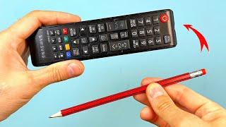 Take an ordinary pencil and fix all the remote controls in your home!!!