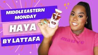 MIDDLE EASTERN MONDAY || HAYA BY LATTAFA PERFUME REVIEW  || SAVE OR SPLURGE? || COCO PEBZ 