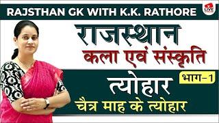 [1] Rajasthan GK | Rajasthan Ke Tyohar -1 | Chaitra Mah Ke Tyohar| by Dr.K.K.Rathore [ Pragyan RAS ]