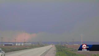 First Alert Meteorologist Nick Bender tracking tornado-warned storm outside Rockport, Mo.