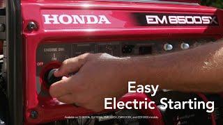 Honda Generators: Electric Start