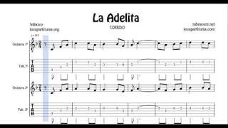 La Adelita Arreglo dúo de guitarra PDF y MIDI