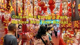 Chinatown People's Park Chinese New Year Bazaar #singapore #chinesenewyear #bazaar #chinatown