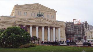 Moscow. Bolshoi Theater Square 2023 4K