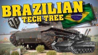 BRAZILIAN TECH TREE! | World of Tanks