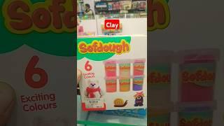 Sofdough 6 Exciting Cloours 6 Cutters 2 Toss free Funskool Clay! #superonion #farl #nocrust #clay