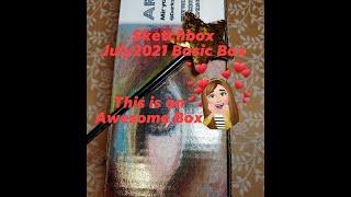 Sketchbox Basic Box July 2021 Unboxing