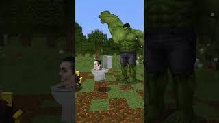 Animation Skibidi Toilet vs HULK SuperHeroes | Goldy #shorts #minecraft #funny #realistic #hulk