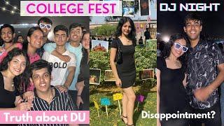 Fest at Venky, DU | DJ Night at College | Are DU fests worth the hype? | Lovisha Makhija