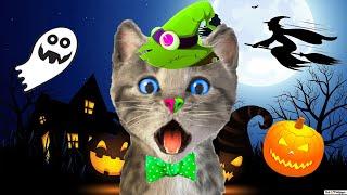 little kitten adveture and super halloween adventure - happy kitty and animal friends