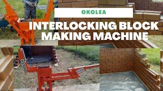 OKOLEA ADVANCED INTERLOCKING BRICK/ BLOCKS MAKING MACHINE