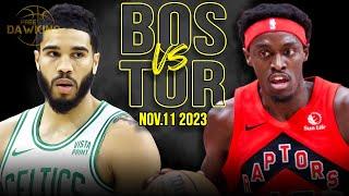 Boston Celtics vs Toronto Raptors Full Game Highlights | Nov 11, 2023 | FreeDawkins