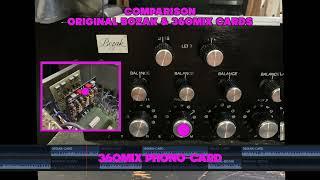 BOZAK MIXER Phono Cards Comparison Original Vs 360MIX 'The Pink Bunny' V1-R2