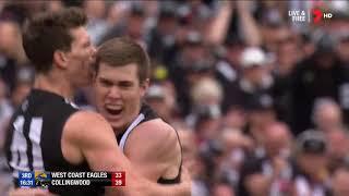 2018 AFL Grand Final West Coast Eagles Vs Collingwood Magpies Highlights