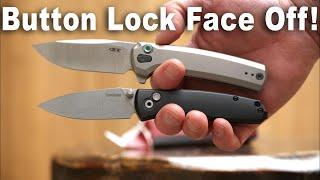 New button lock Face-off from Kershaw and Zero Tolerance.  The 0044, and Kindred Knife review