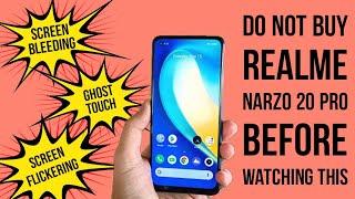 Realme Narzo 20 Pro Problems | Realme Narzo 20 Pro Screen Flickering, Ghost Touch & Screen Bleeding