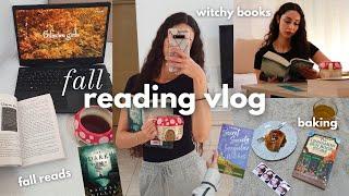 fall reading vlog  witchy/gothic books & baking