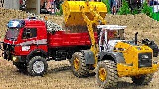 FANTASTIC RC CONSTRUCTION SITE WITH AMAZING MODEL MACHINES AT WORK