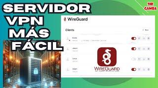  CREAR servidor VPN FÁCIL con WireGuard Easy Docker