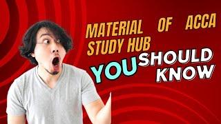 How to access study hub acca