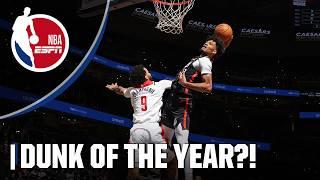 DUNK OF THE YEAR?!  Shaedon Sharpe puts Justin Champagnie on a NASTY poster | NBA on ESPN