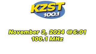 KZST 100.1 Legal ID (Santa Rosa, CA)