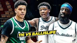 Rob Faces Nas & Uncle Skoob In STREETBALL GAME OF THE YEAR | Ballislife vs Dream 116 (China)