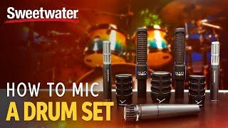 How to Mic a Drum Set in 1,2,3,4, and More Mics