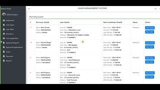 Loan Management System in JSP and Servlets