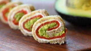 Smoked salmon avocado rolls recipe