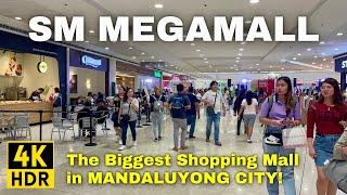 SM MEGAMALL TOUR 2024 | Biggest Shopping Mall of Mandaluyong City in Metro Manila | Philippines