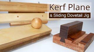 Easy Kerf Plane & Sliding Dovetail Guide Jig - DIY Hand Tools