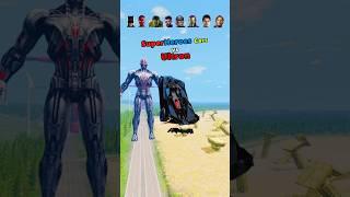 Super Heros Cars vs Ultron  #shorts #beamngdrive