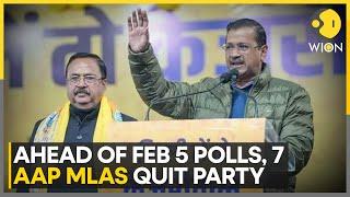 Delhi Assembly Elections: Denied Tickets By Ruling Party, 7 AAP MLAs Resign From Party | WION