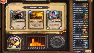 Using HearthArena Companion to Pick My Deck; Hearthstone