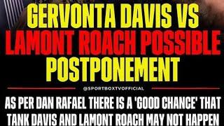 TANK DAVIS VS LAMONT ROACH JR GOT PUSHED BACK CAUSE ITS TRASH