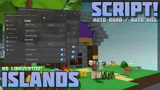 [Best ] Islands Script Exploit  No Linkvertise! Auto Build / Auto Farm  PC & Mobile! (2024)