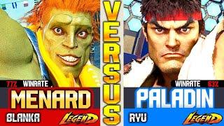 SF6 Akuma (Paladin Vs MenaRD) Blanka ▰ High Level