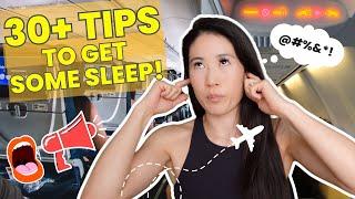 LONG FLIGHT TIPS: How to fall asleep on a plane in economy