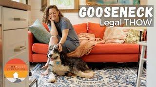 Lawyer's $120k 41' Gooseneck Tiny Home in NEW Legal Tiny Community