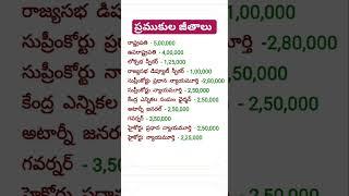 Salary #appsc #tspsc #group2 #group3 #upsctelugu #ssctelugu #gs #gk #telugu #dsc #gurukul #job #cgl