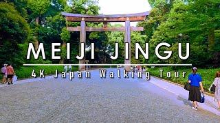 4K HDR// Walk in japan Meiji Jingu Shrine /1hours