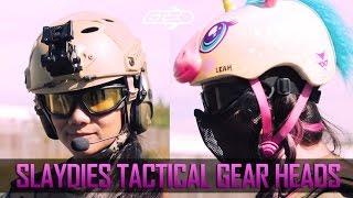 Slaydies Tactical Gear Heads - Unicorn Leah & Adella Relentless - Airsoft GI