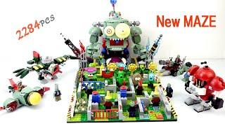 Lego Plants vs Zombies Fighting Final Boss Brick Set (big maze)