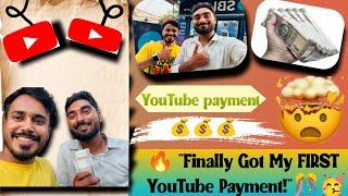My First YOUTUBE PAYMENT Received  कभी सोचा नहीं था इतने पैसे मिलेंगे  @youtubecreators